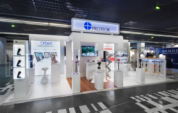 Conception d'un stand Proteor lors du salon ISPRM 2018