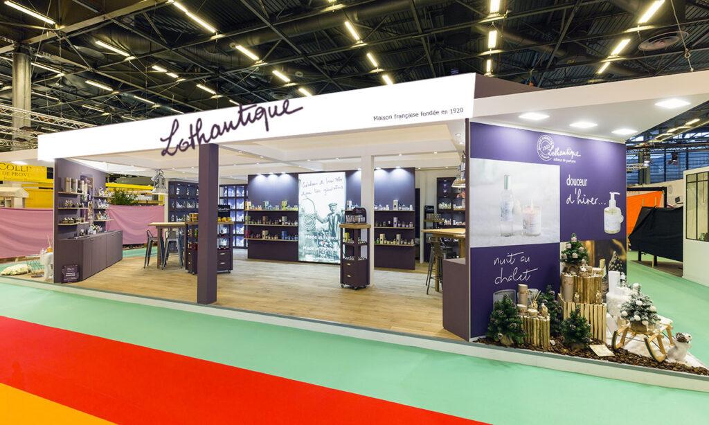 conception de Lothantique pour Maison et objet par une agnce de design de stand