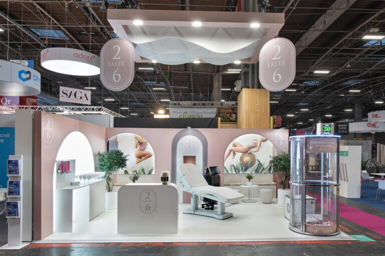 agencement de stand pour Franchise expo